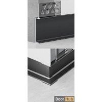 4cm Inset Wall-Finish Skirting Board | FLL-A-31-A4 Flush Baseboard | DoorHub UAE